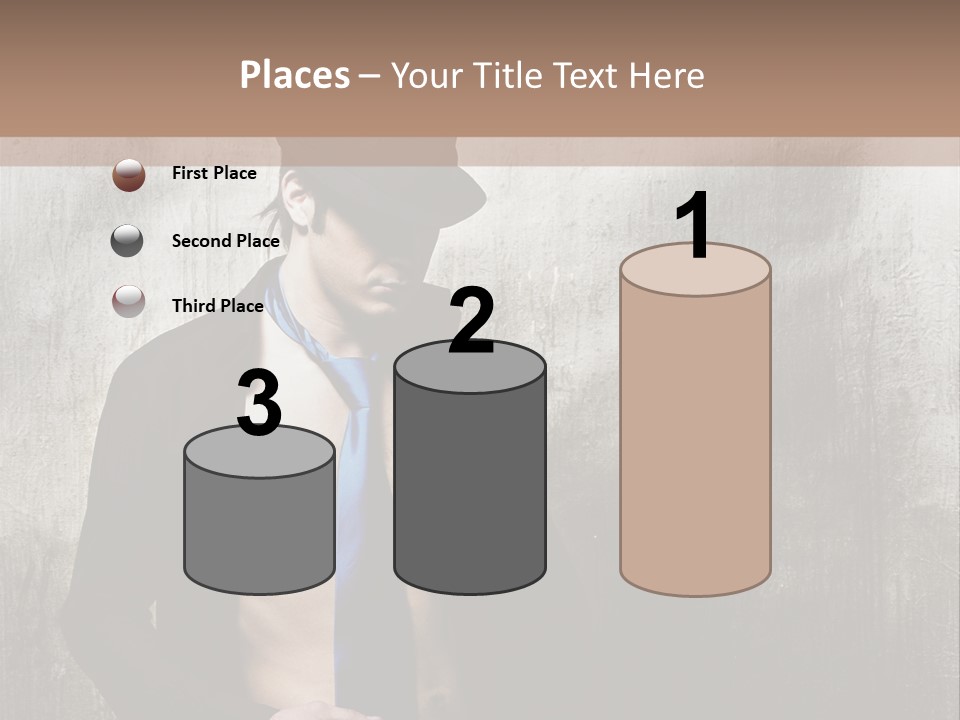 Fashion Photography Poses Men PowerPoint Template