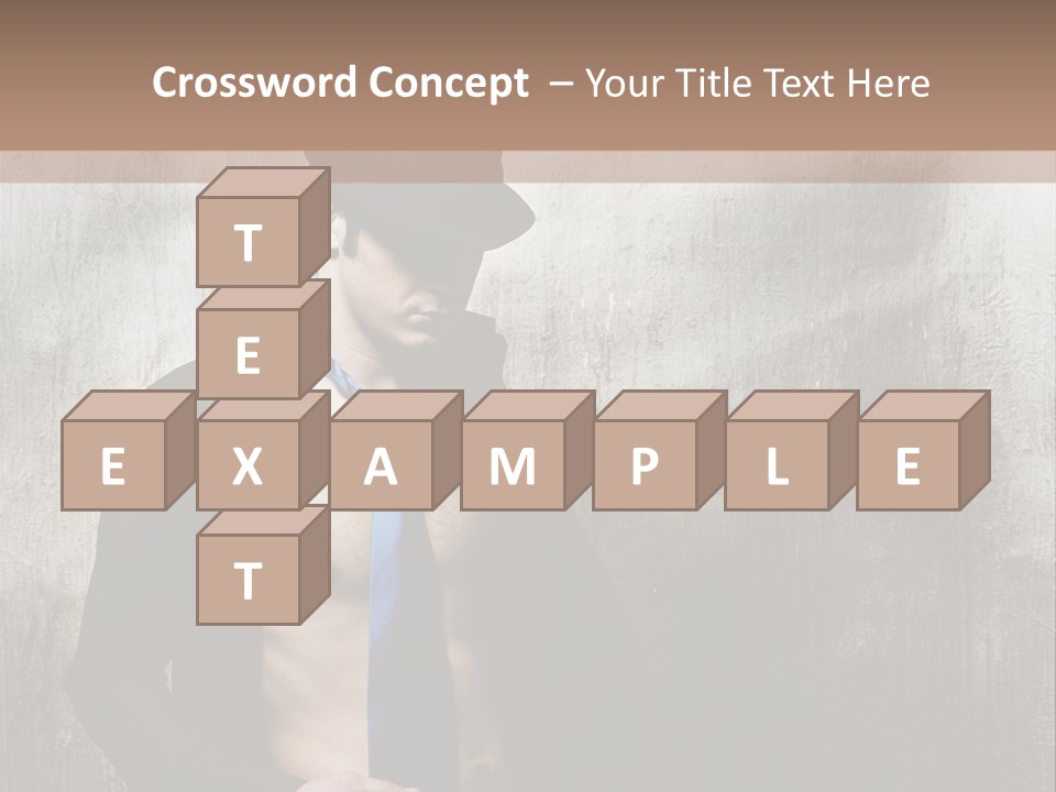 Fashion Photography Poses Men PowerPoint Template