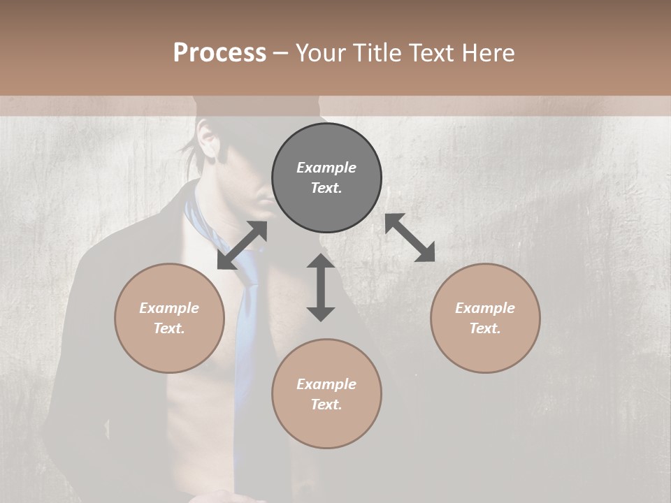 Fashion Photography Poses Men PowerPoint Template