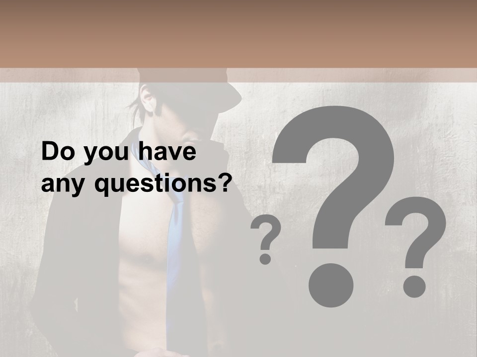 Fashion Photography Poses Men PowerPoint Template