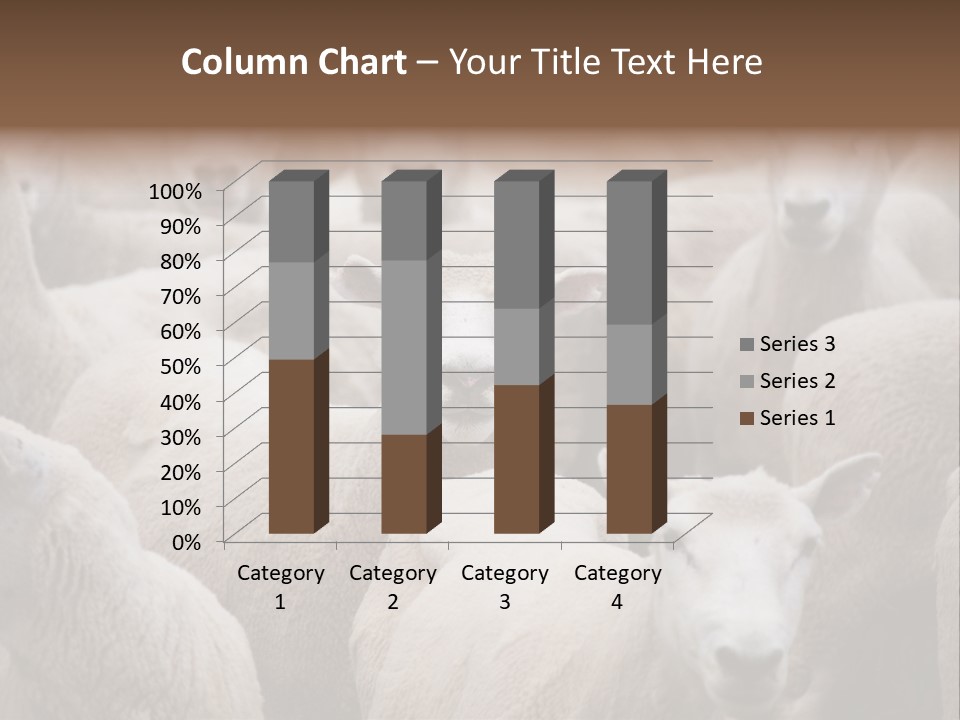 Herd Of Sheep PowerPoint Template