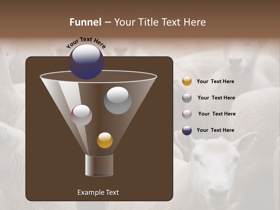 Herd Of Sheep PowerPoint Template