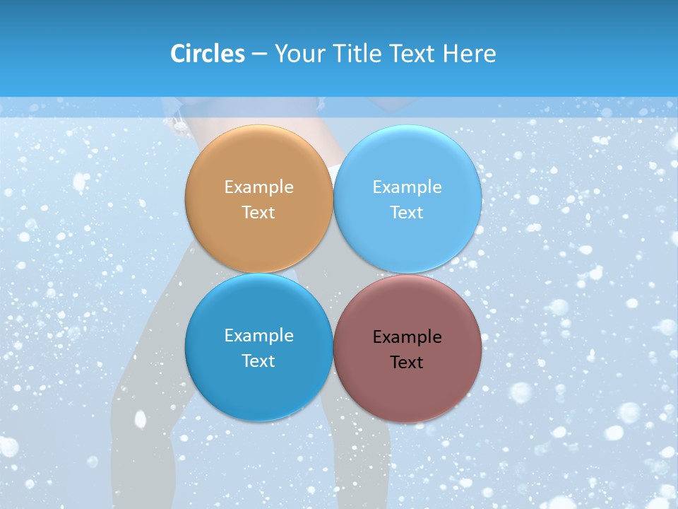 Snowflake Board Glamor PowerPoint Template