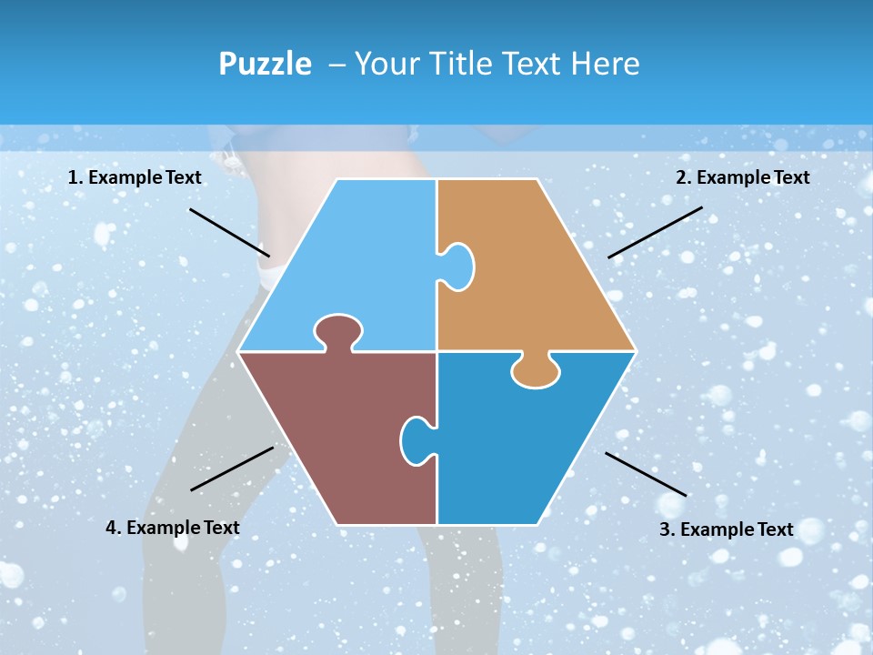 Snowflake Board Glamor PowerPoint Template