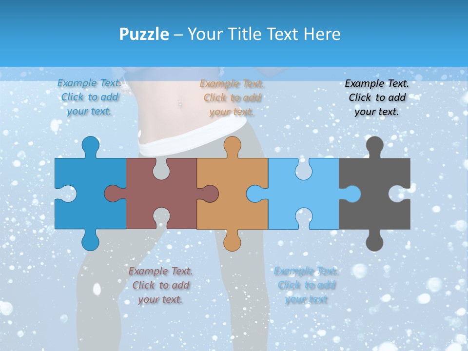 Snowflake Board Glamor PowerPoint Template