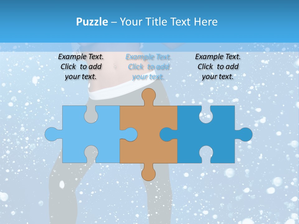 Snowflake Board Glamor PowerPoint Template