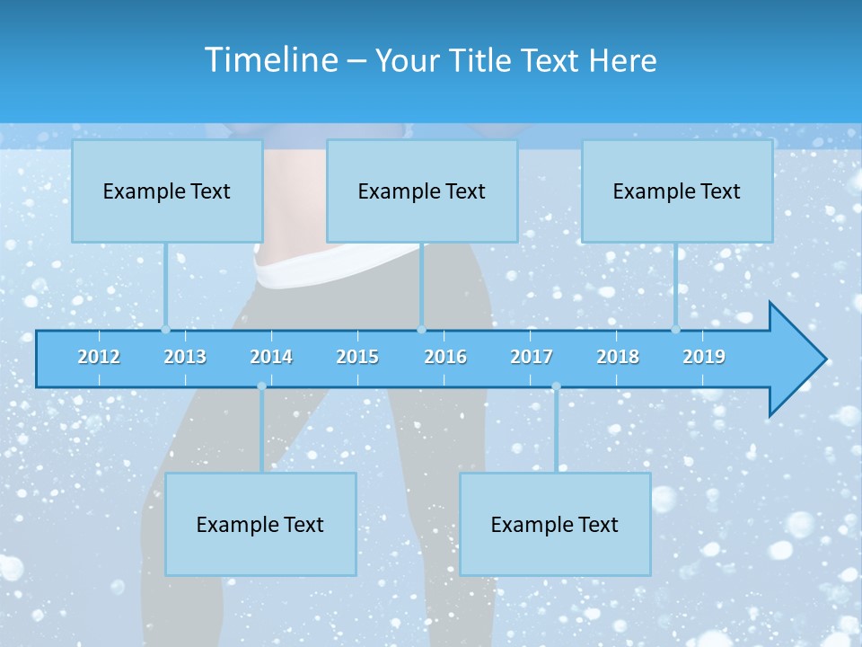 Snowflake Board Glamor PowerPoint Template
