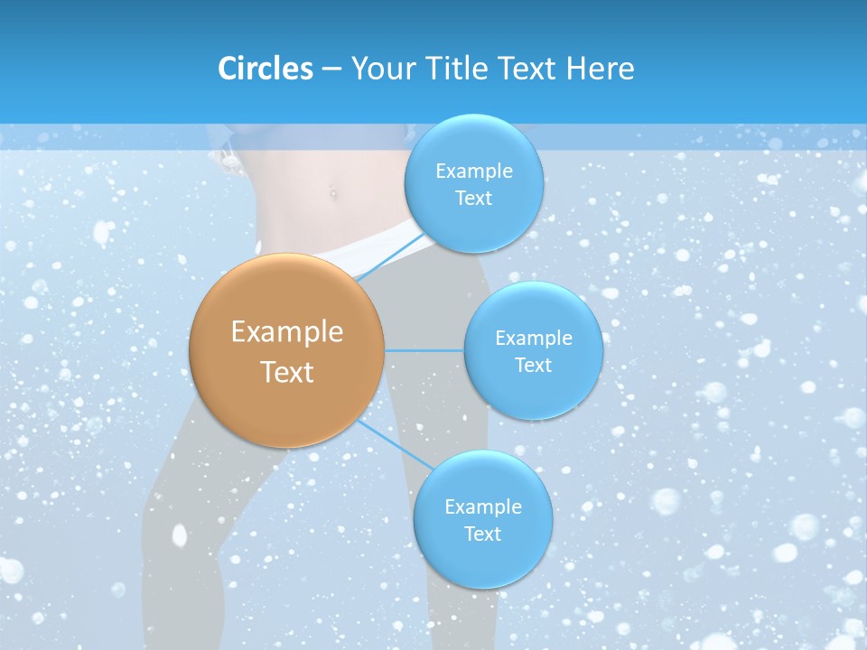 Snowflake Board Glamor PowerPoint Template