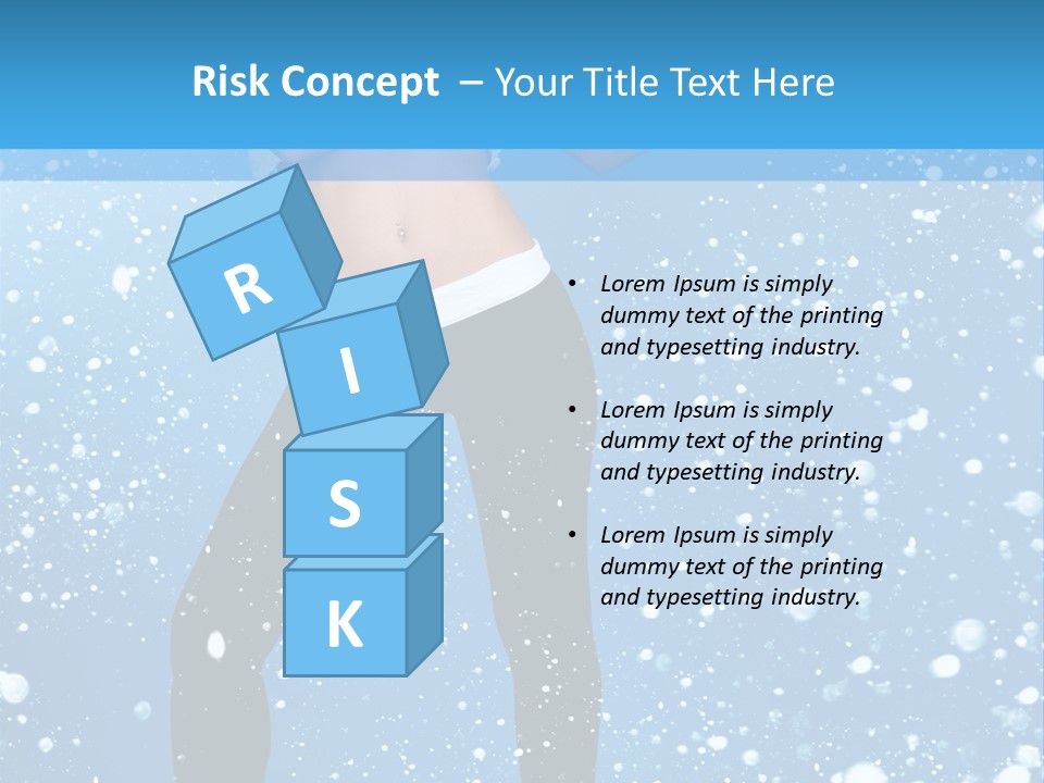 Snowflake Board Glamor PowerPoint Template