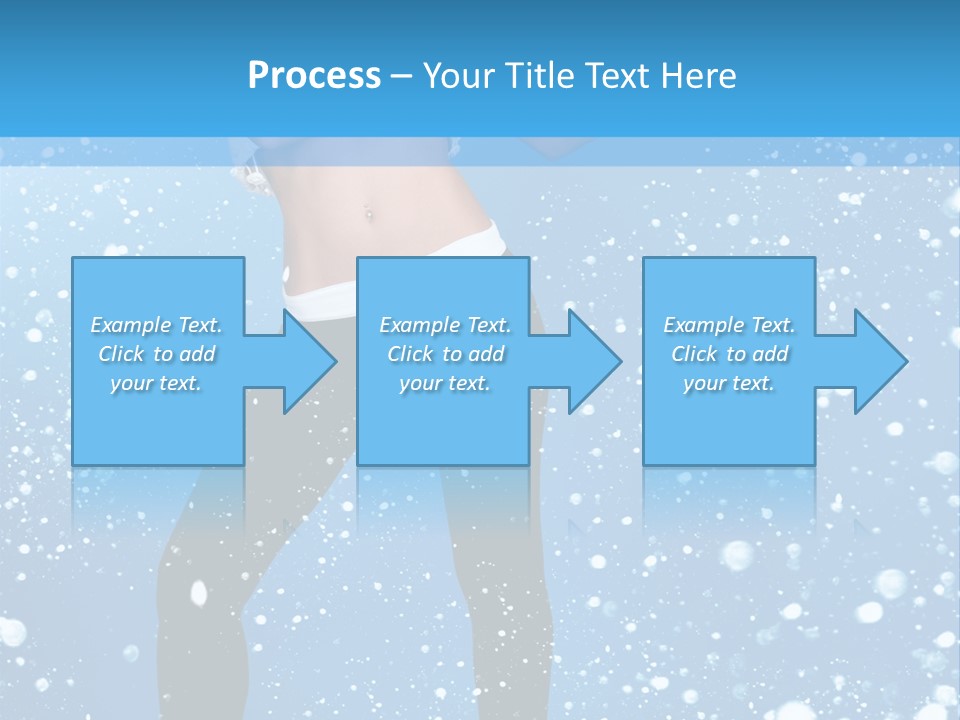 Snowflake Board Glamor PowerPoint Template