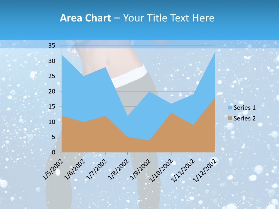 Snowflake Board Glamor PowerPoint Template