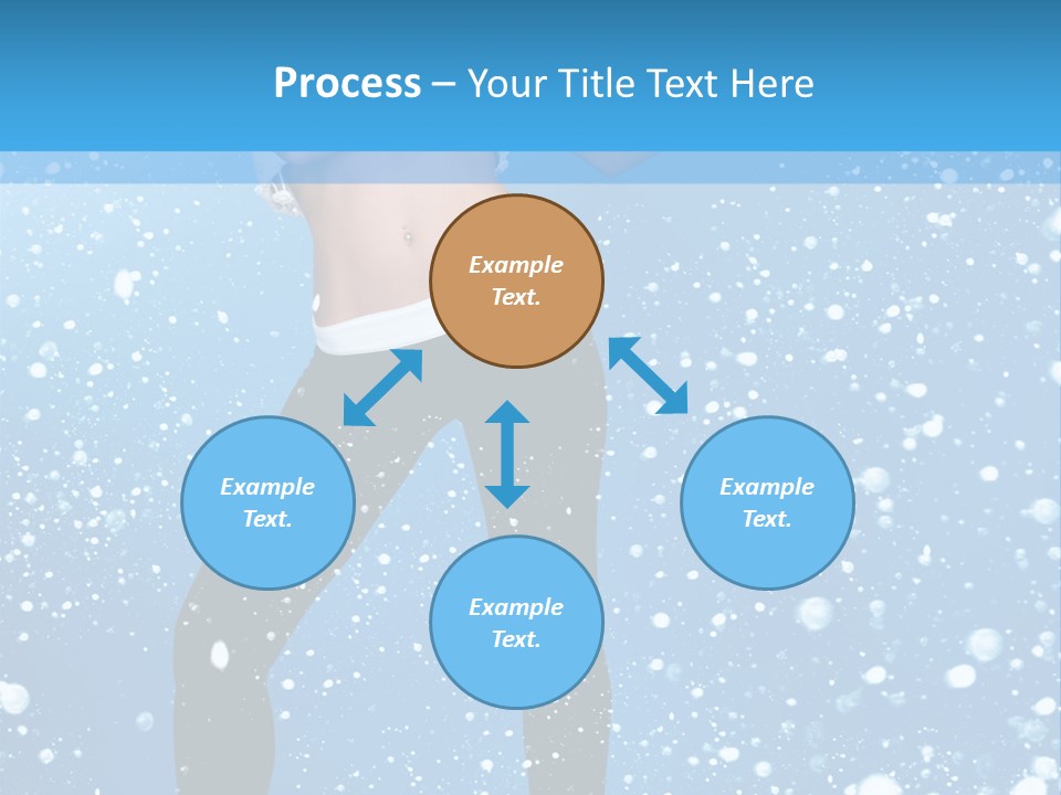 Snowflake Board Glamor PowerPoint Template