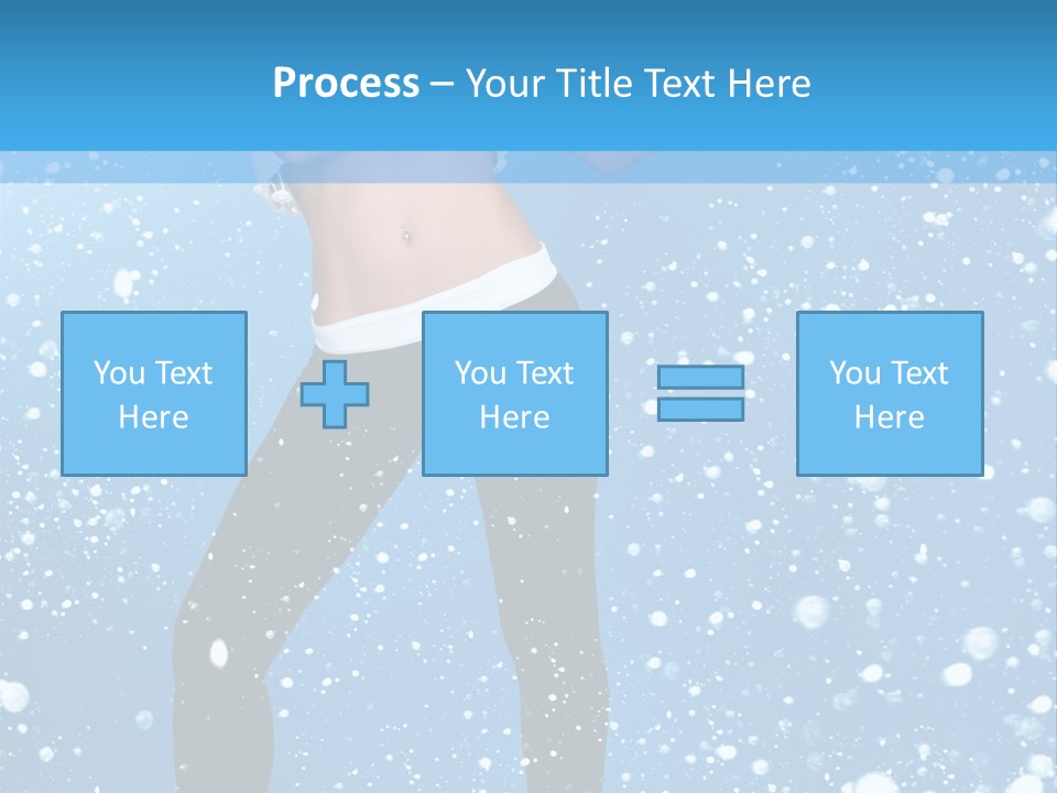 Snowflake Board Glamor PowerPoint Template