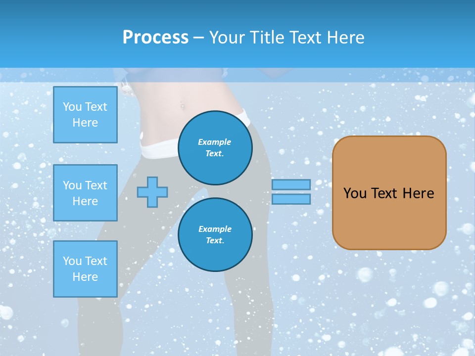 Snowflake Board Glamor PowerPoint Template