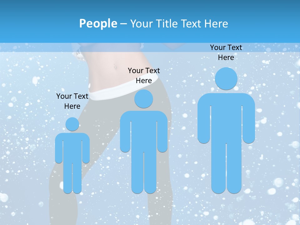 Snowflake Board Glamor PowerPoint Template