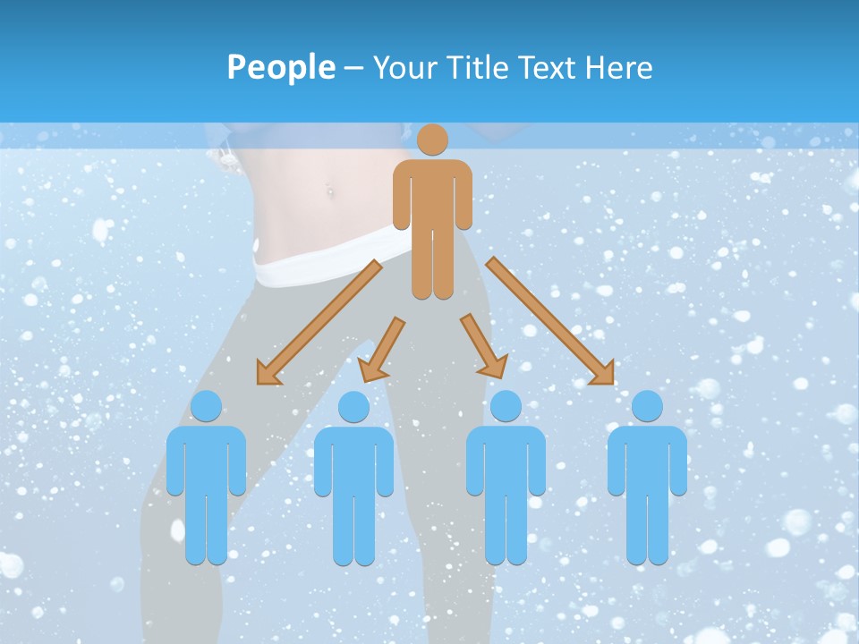 Snowflake Board Glamor PowerPoint Template