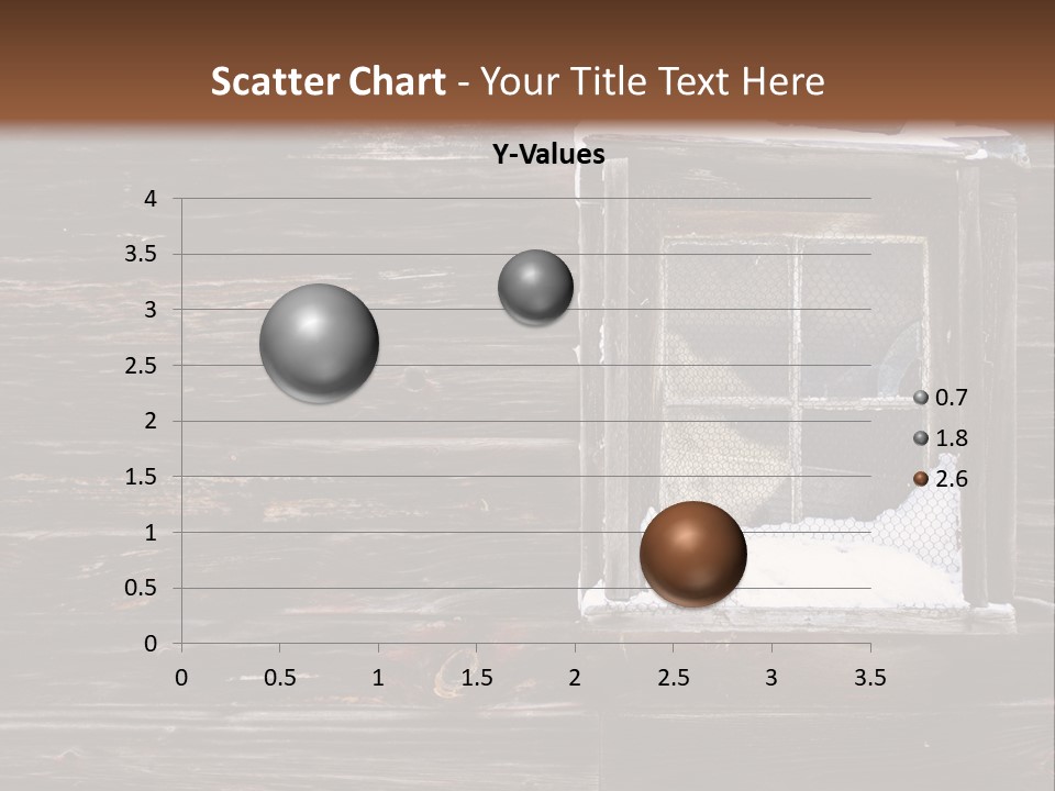 Snow Window Pane PowerPoint Template