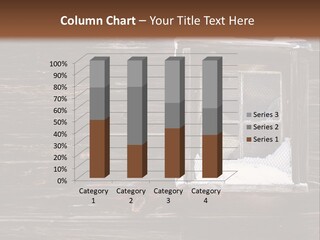 Snow Window Pane PowerPoint Template