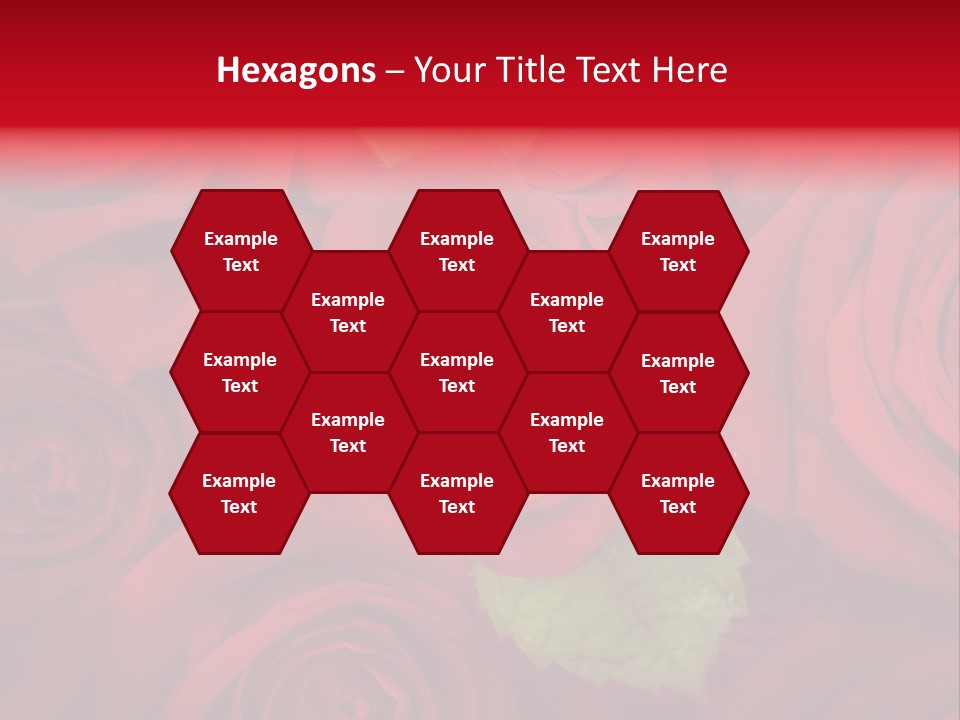 Happy New Year 2013 With Red Rose PowerPoint Template