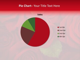 Happy New Year 2013 With Red Rose PowerPoint Template