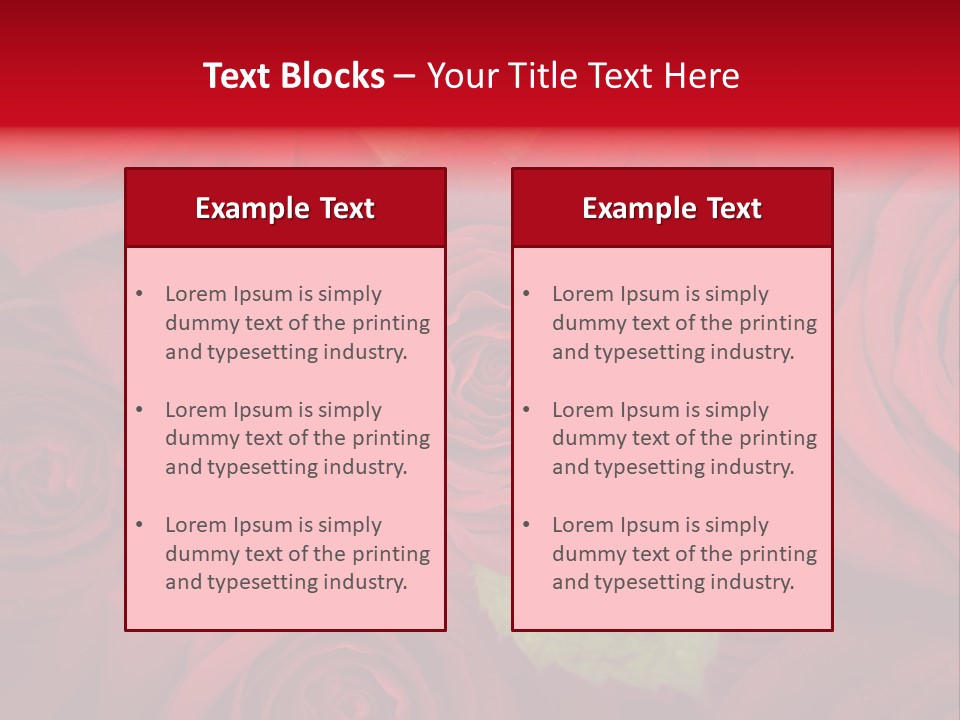 Happy New Year 2013 With Red Rose PowerPoint Template