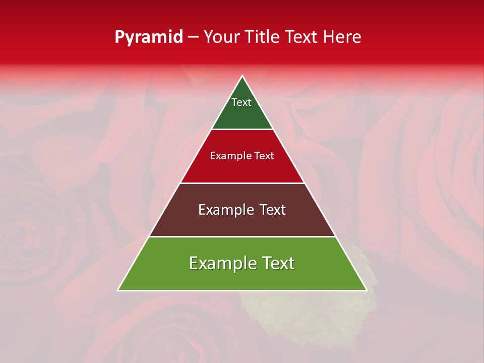 Happy New Year 2013 With Red Rose PowerPoint Template