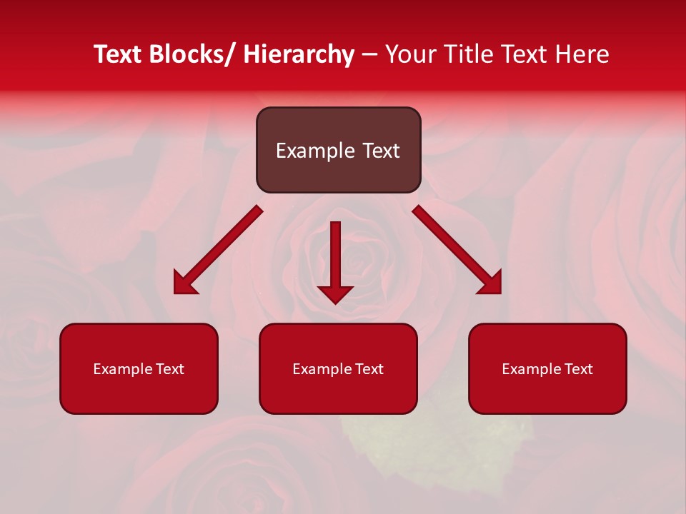 Happy New Year 2013 With Red Rose PowerPoint Template