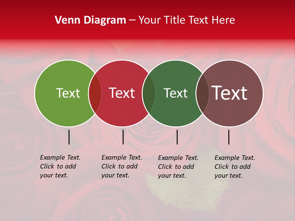 Happy New Year 2013 With Red Rose PowerPoint Template