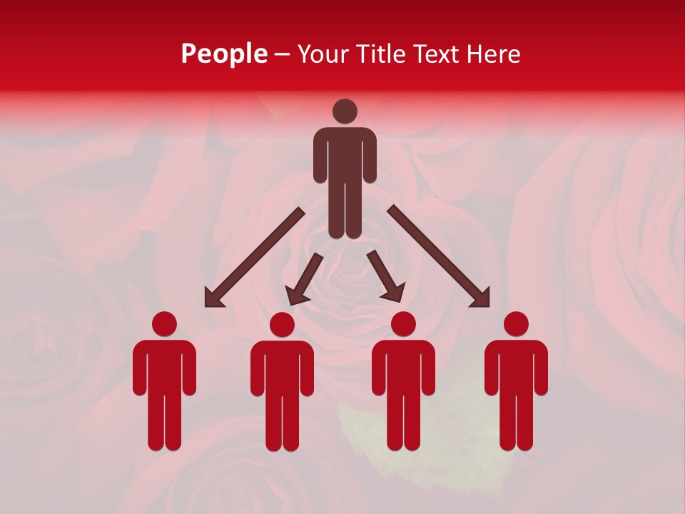 Happy New Year 2013 With Red Rose PowerPoint Template