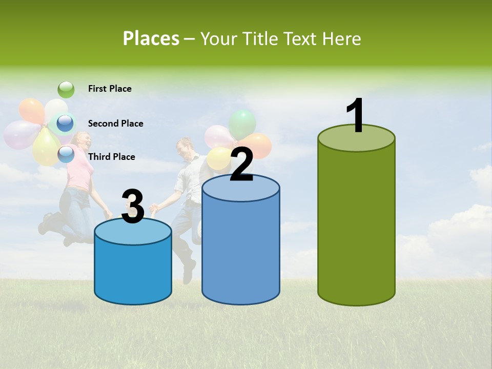 Family Balloon PowerPoint Template