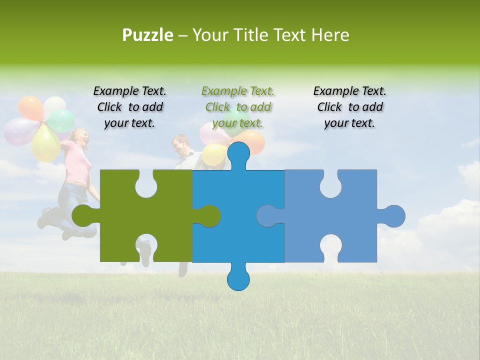 Family Balloon PowerPoint Template