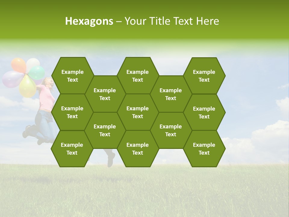 Family Balloon PowerPoint Template