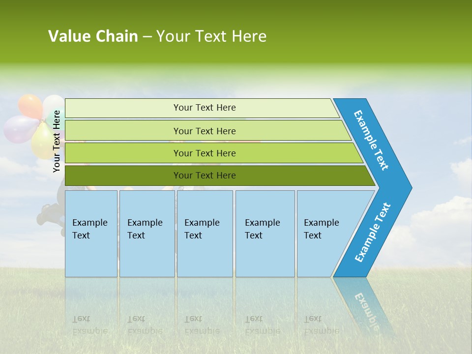 Family Balloon PowerPoint Template