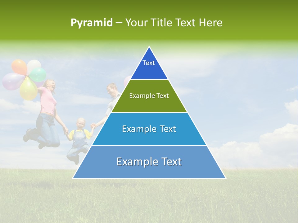 Family Balloon PowerPoint Template