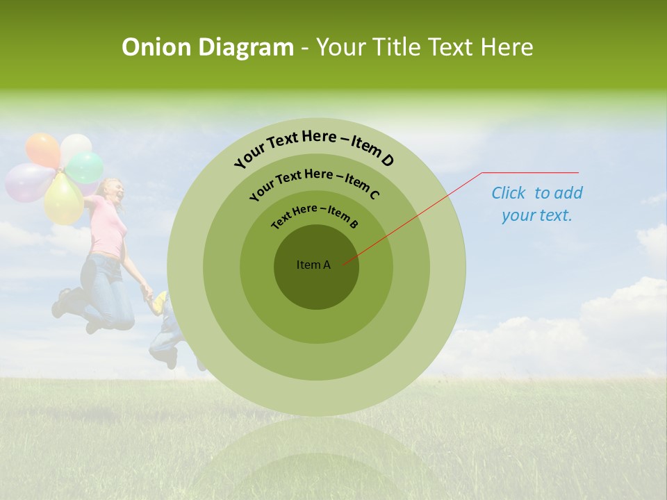 Family Balloon PowerPoint Template