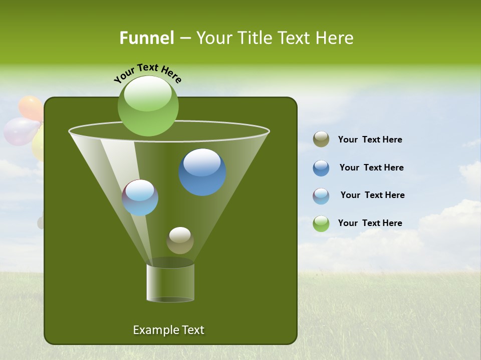 Family Balloon PowerPoint Template