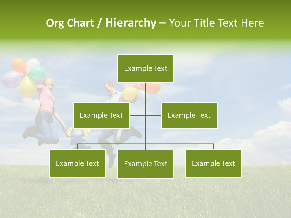 Family Balloon PowerPoint Template