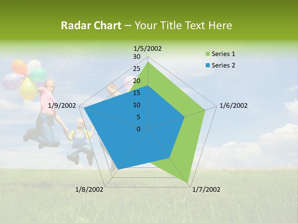 Family Balloon PowerPoint Template