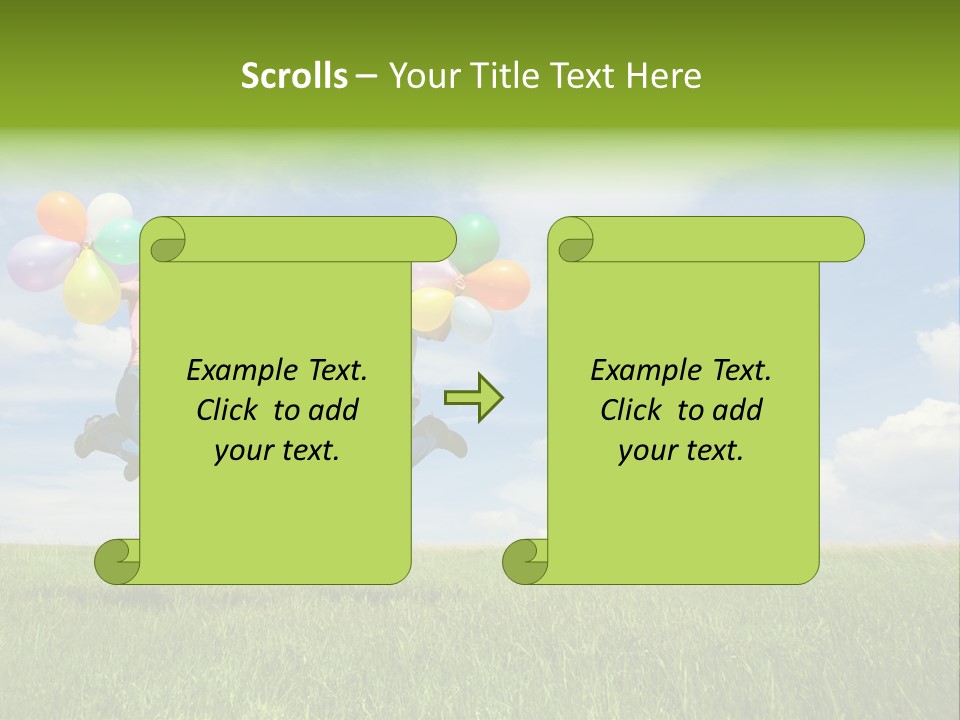 Family Balloon PowerPoint Template