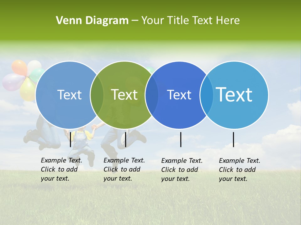 Family Balloon PowerPoint Template