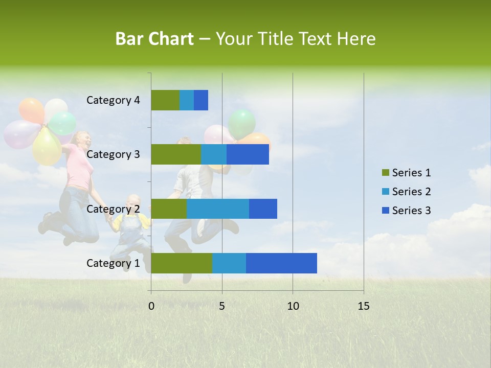 Family Balloon PowerPoint Template