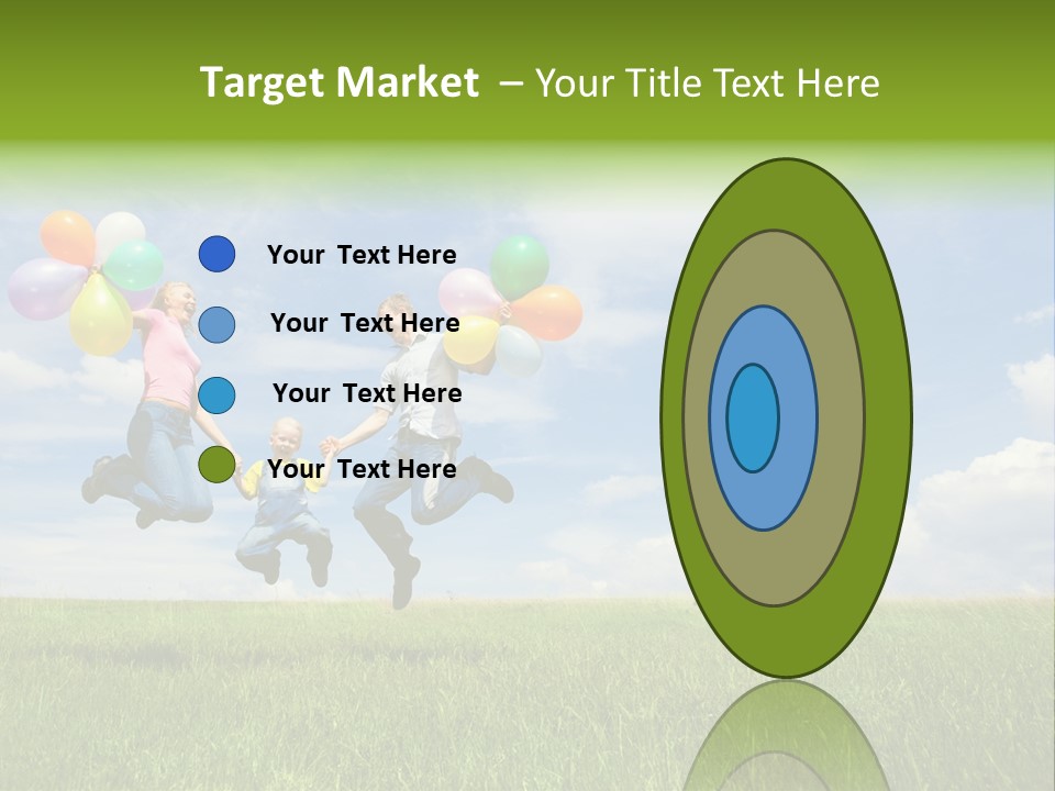 Family Balloon PowerPoint Template