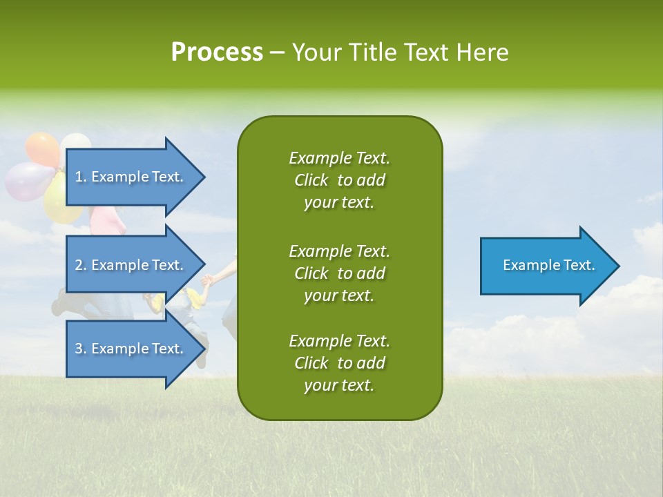Family Balloon PowerPoint Template