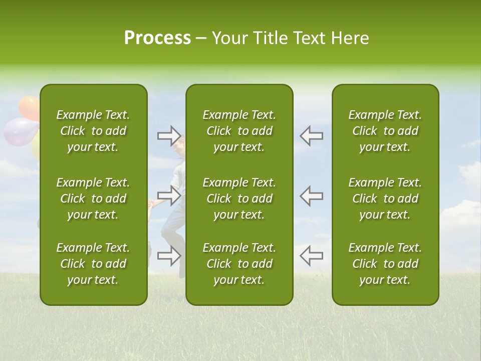 Family Balloon PowerPoint Template