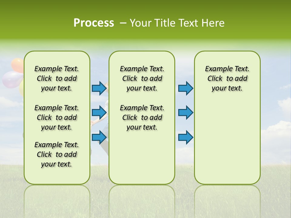 Family Balloon PowerPoint Template