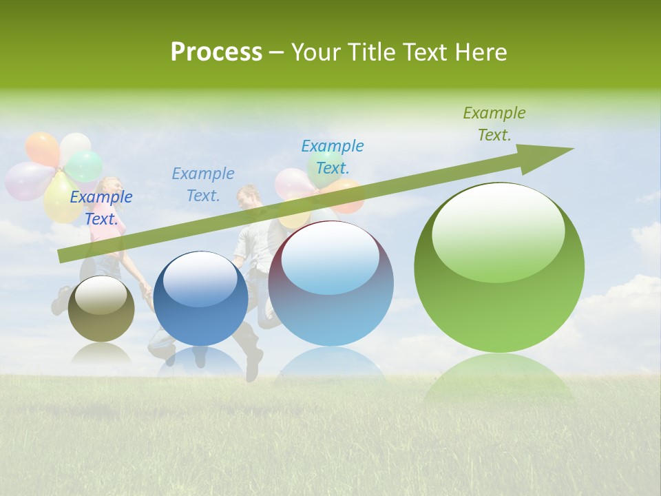 Family Balloon PowerPoint Template