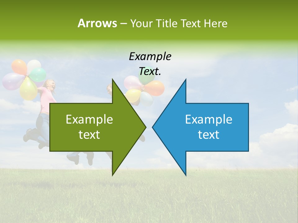 Family Balloon PowerPoint Template