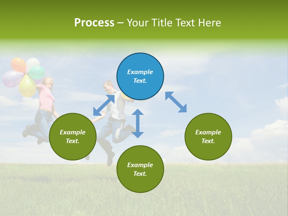 Family Balloon PowerPoint Template