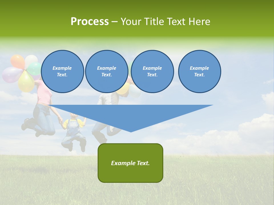 Family Balloon PowerPoint Template