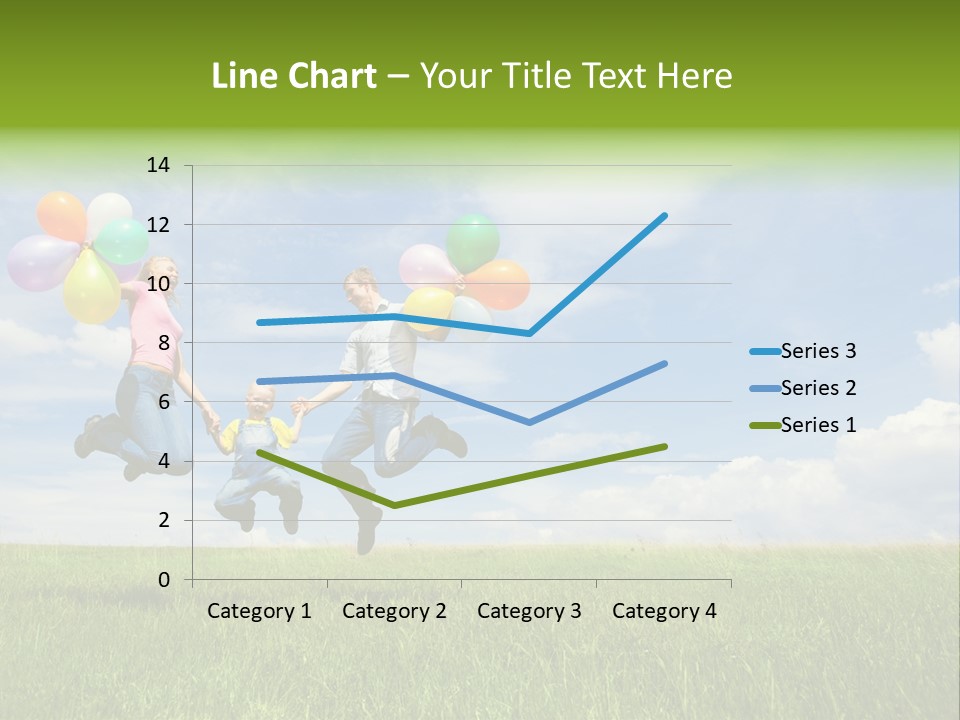 Family Balloon PowerPoint Template